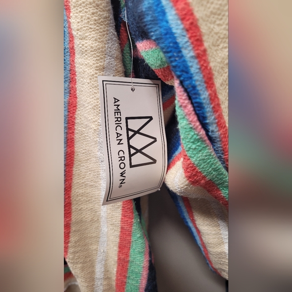 American Crown Multicolored Poncho Hoodie XL rugged with Georgia graphic - Picture 5 of 9